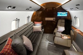 Bombardier Global Express возможный вариант салона